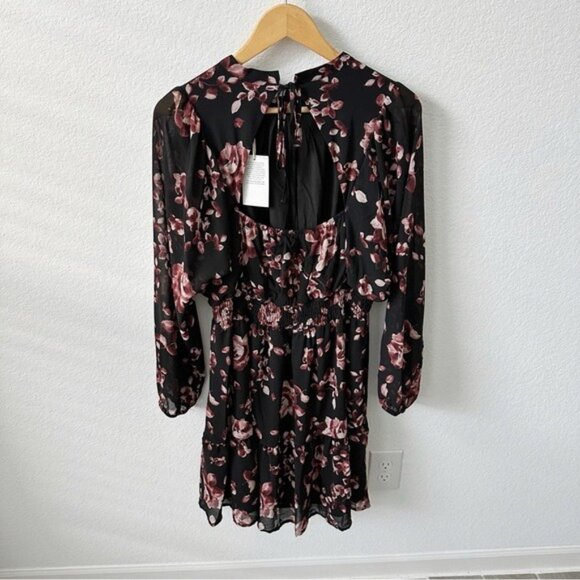 NEW Grace and Lace Floral Autumn Dress Black Size L - Picture 5 of 7